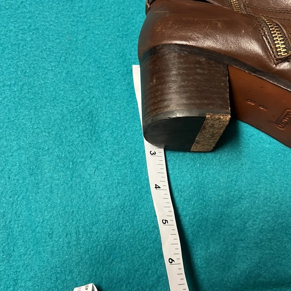 Coach Riding Boots Chocolate Brown Size 6